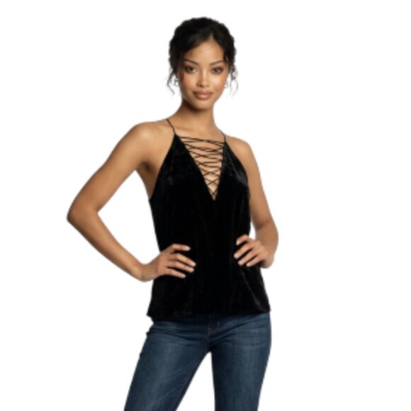 Cami NYC Tops - Cami NYC XS Black Strappy Silk Camilla Cami Tank NEW WITH TAGS